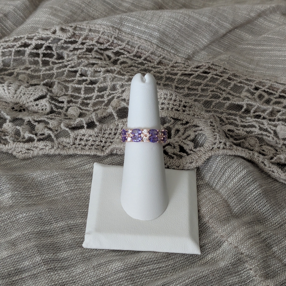 Elegant Purple Gemstone Ring